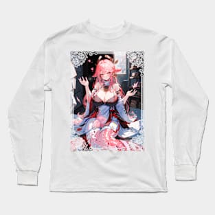 Yae Miko the Lamia (Snake Girl) Long Sleeve T-Shirt